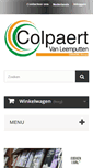 Mobile Screenshot of colpaertonline.be